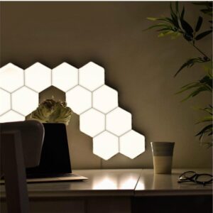 Quantum Hexagon-shaped Magnetic Lights with Touch Sensor