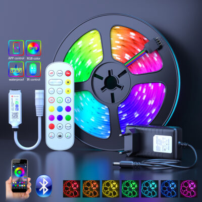 1m-10m RGB LED Light Strips (App compatible)