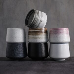 Handmade Nordic-style Pottery Cups