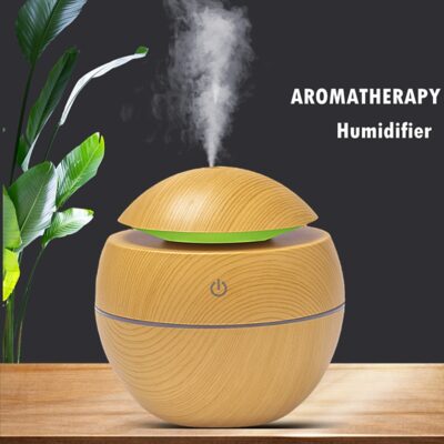 Mini Ultrasonic Air Humidifier with an Aroma Diffuser for Aromatherapy